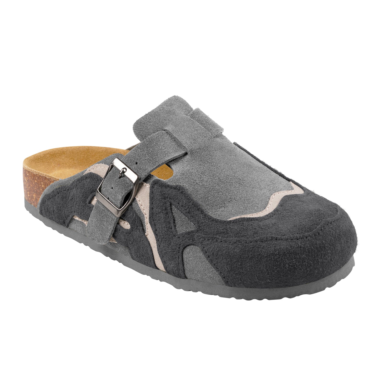 yu@　Square Buckle Mules Women's Valerie Buckle Mule, Bone Leather - Yosi Samra Shoes